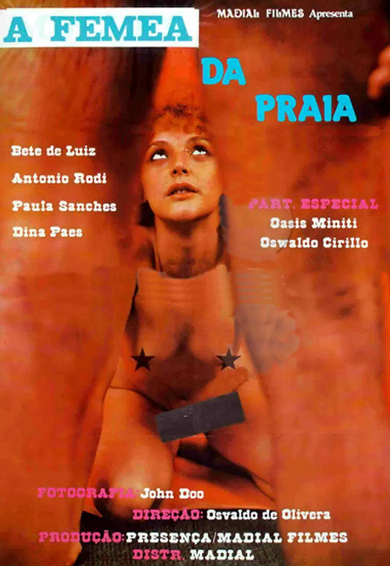 A Fêmea da Praia poster background