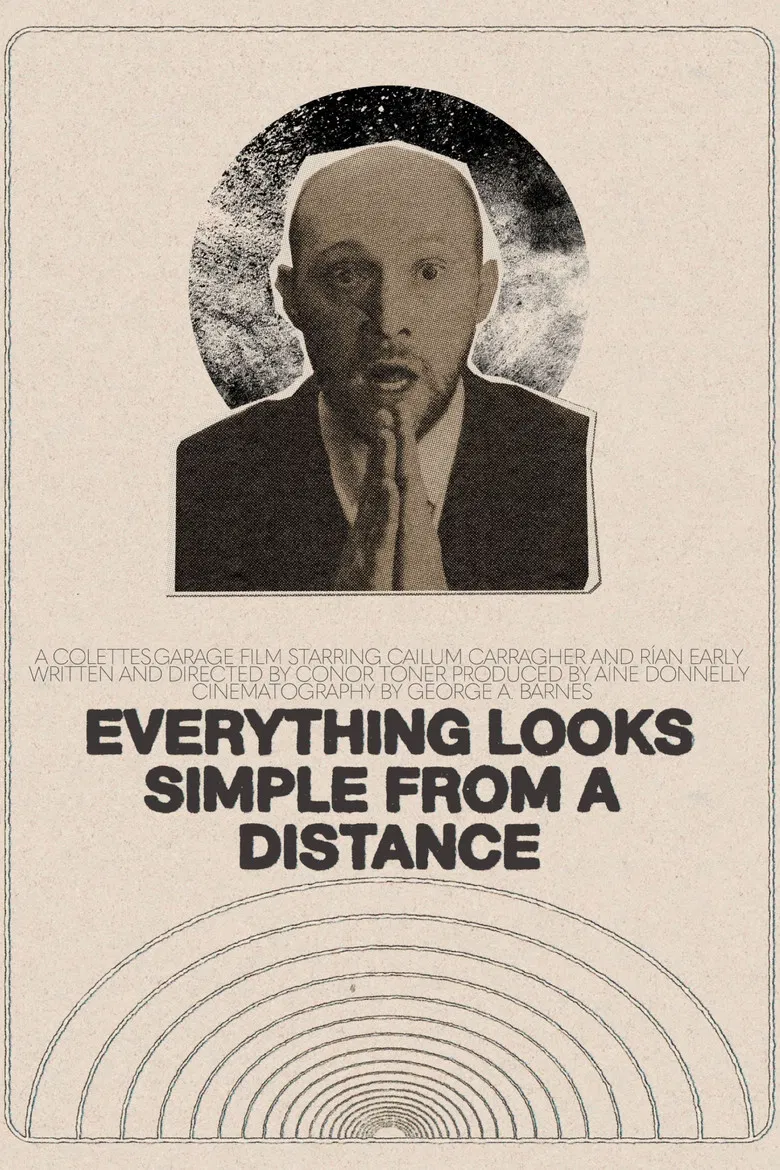 Everything Looks Simple from a Distance poster background
