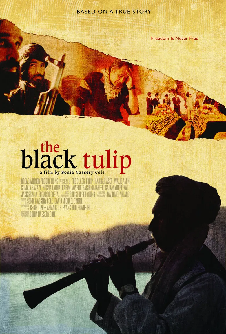 The Black Tulip poster background