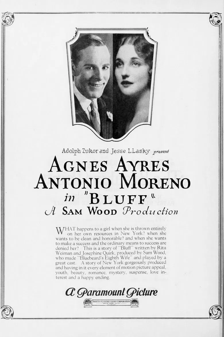 Bluff poster background