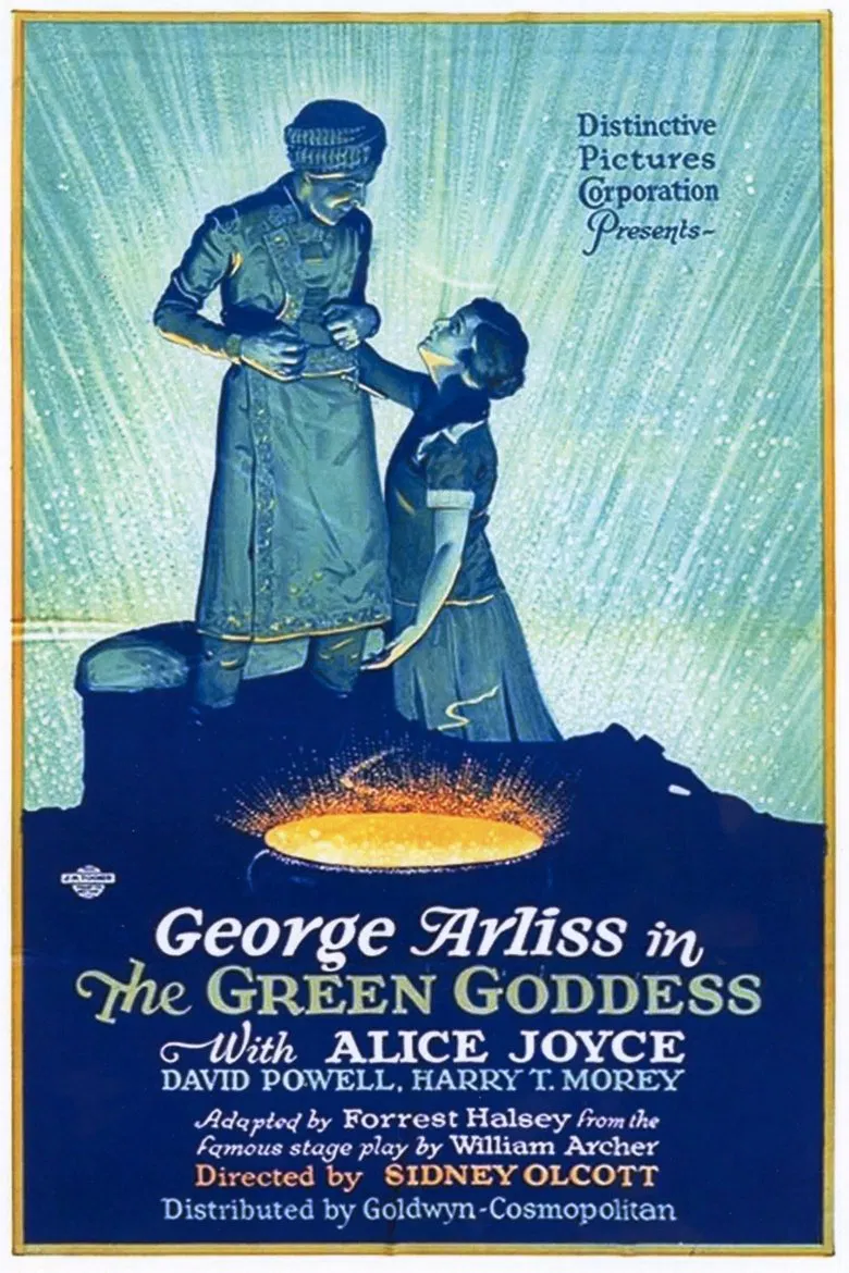 The Green Goddess poster background