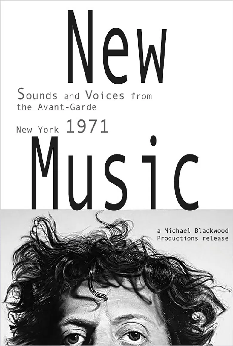 New Music: Sounds and Voices from the Avant-Garde New York 1971 poster background