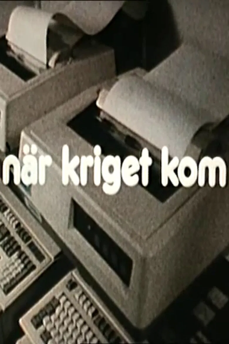 När kriget kom poster background