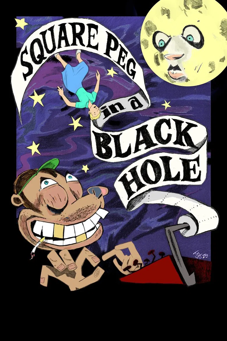 Square Peg in a Black Hole poster background