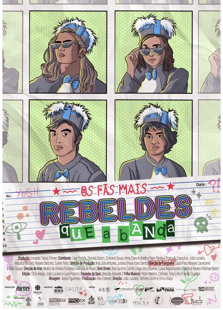 Os Fãs Mais Rebeldes Que A Banda poster background