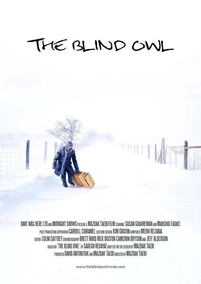 The blind owl poster background