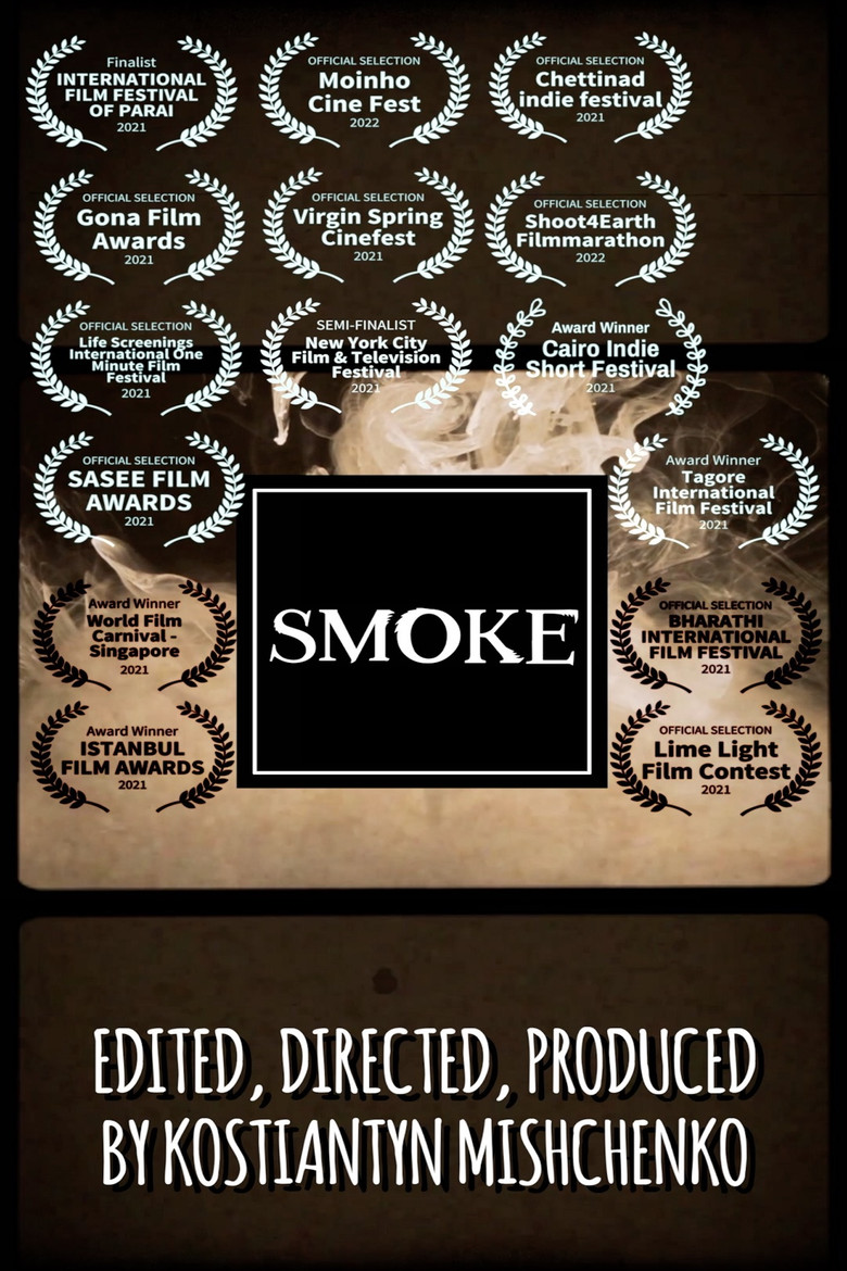 Smoke poster background