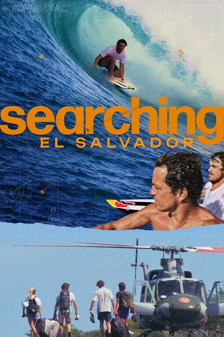 Searching El Salvador poster background