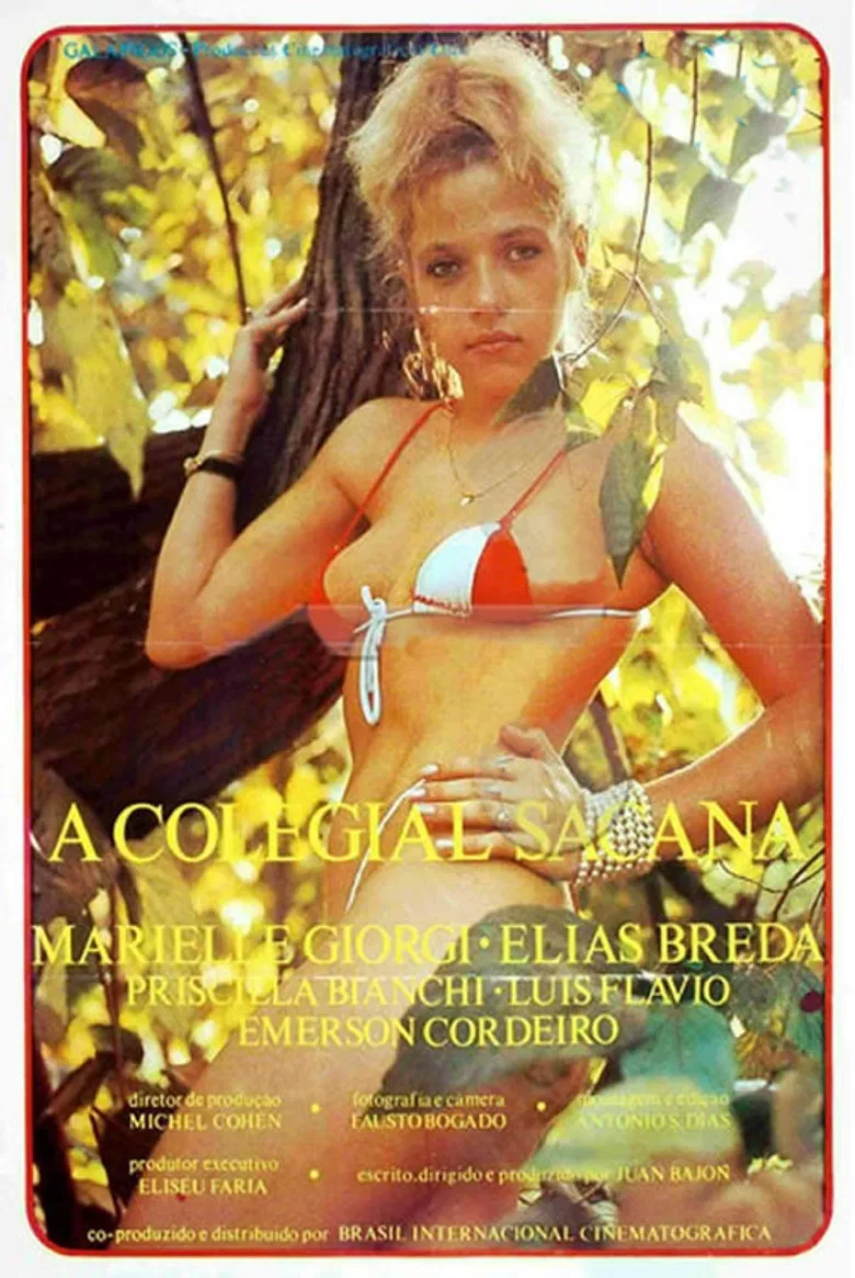 Colegial Sacana poster background