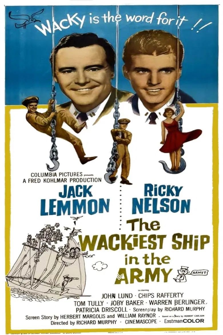 The Wackiest Ship in the Army poster background