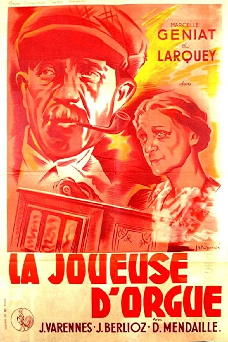 La joueuse d'orgue poster background