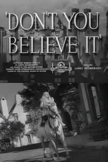Don't You Believe It poster background