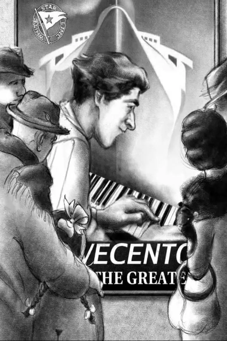 Novecento, pianist poster background