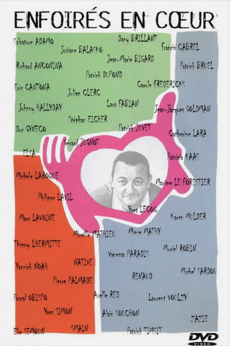 Les Enfoirés 1998 - Enfoirés en cœur poster background