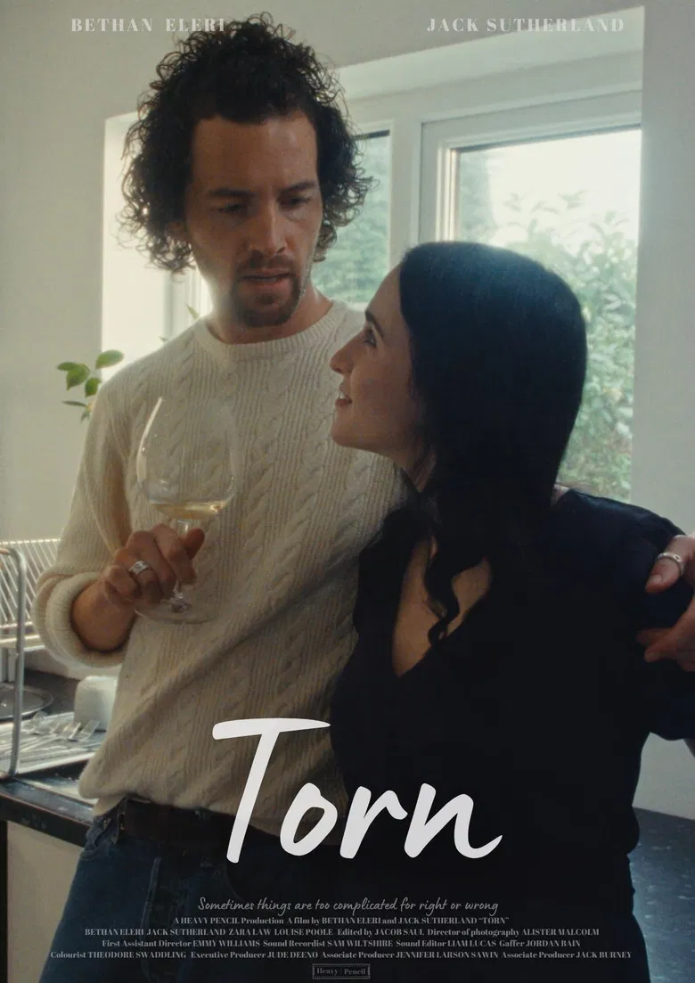 Torn poster background