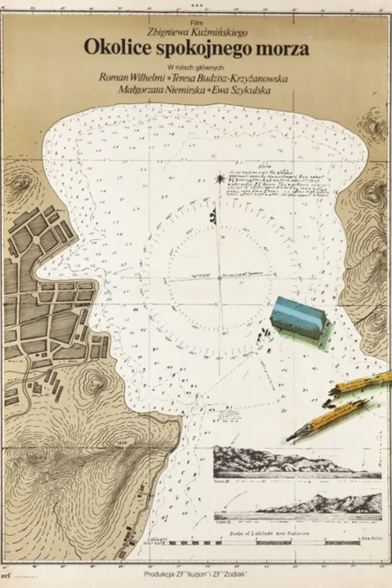 Environs of a Quiet Sea poster background