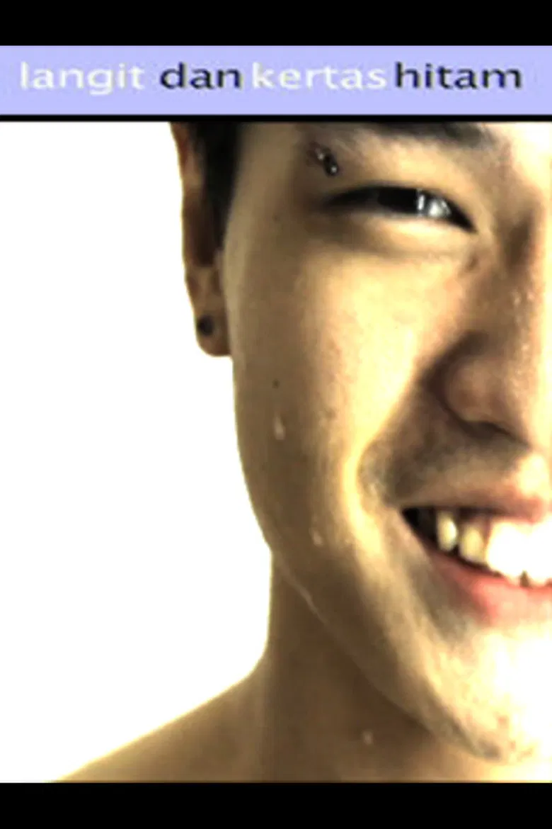 The Sky and Black Paper poster background