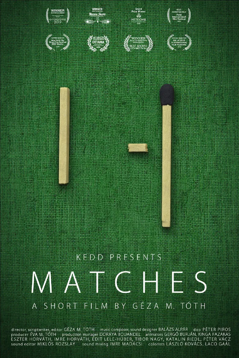 Matches poster background