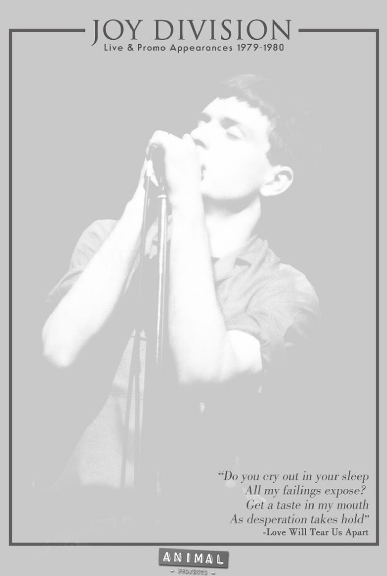 Joy Division: Live & Promo Appearances 1979-1980 poster background