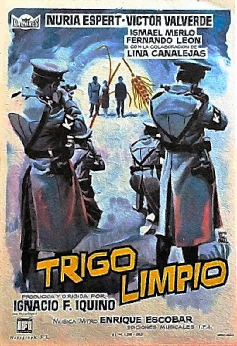 Trigo limpio poster background