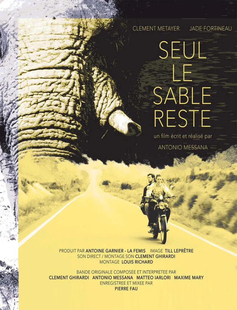 Seul le sable reste poster background