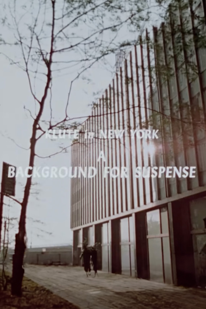 'Klute' in New York poster background