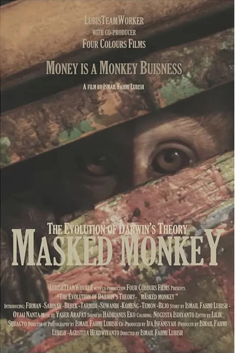Masked Monkey: The Evolution of Darwin's Theory poster background