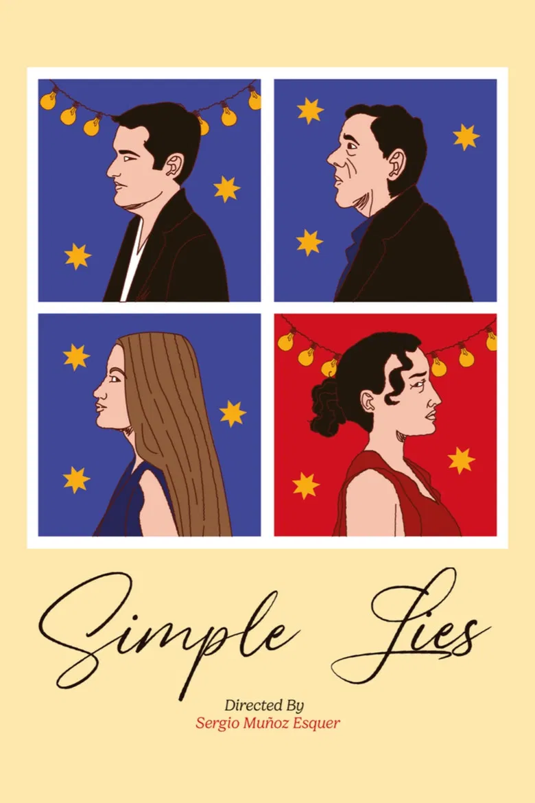 Simple Lies poster background