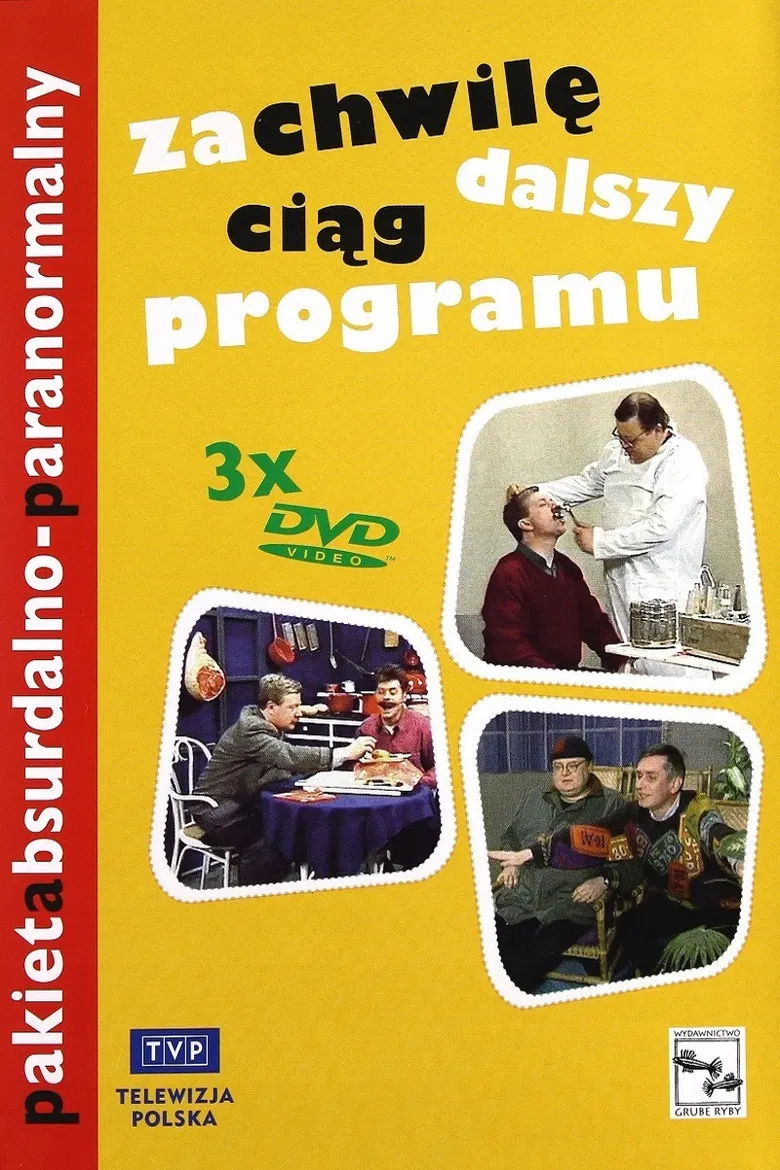 Za chwilę dalszy ciąg programu poster background
