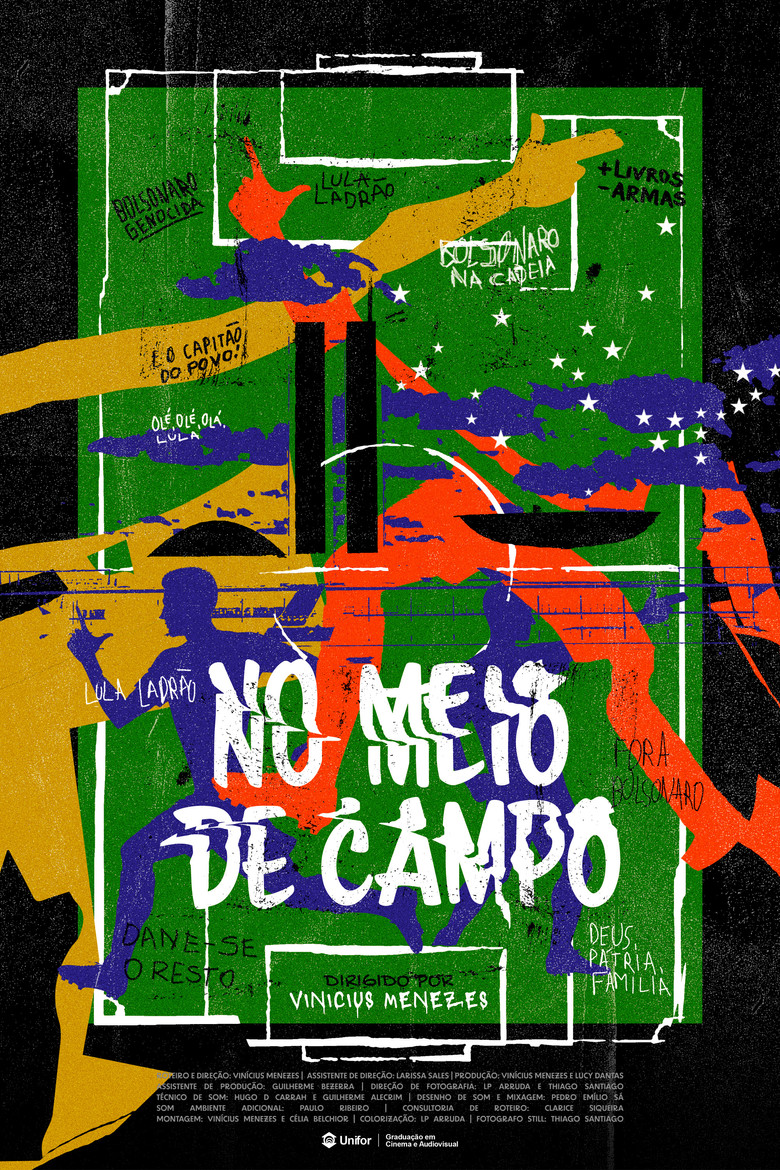 No Meio de Campo poster background