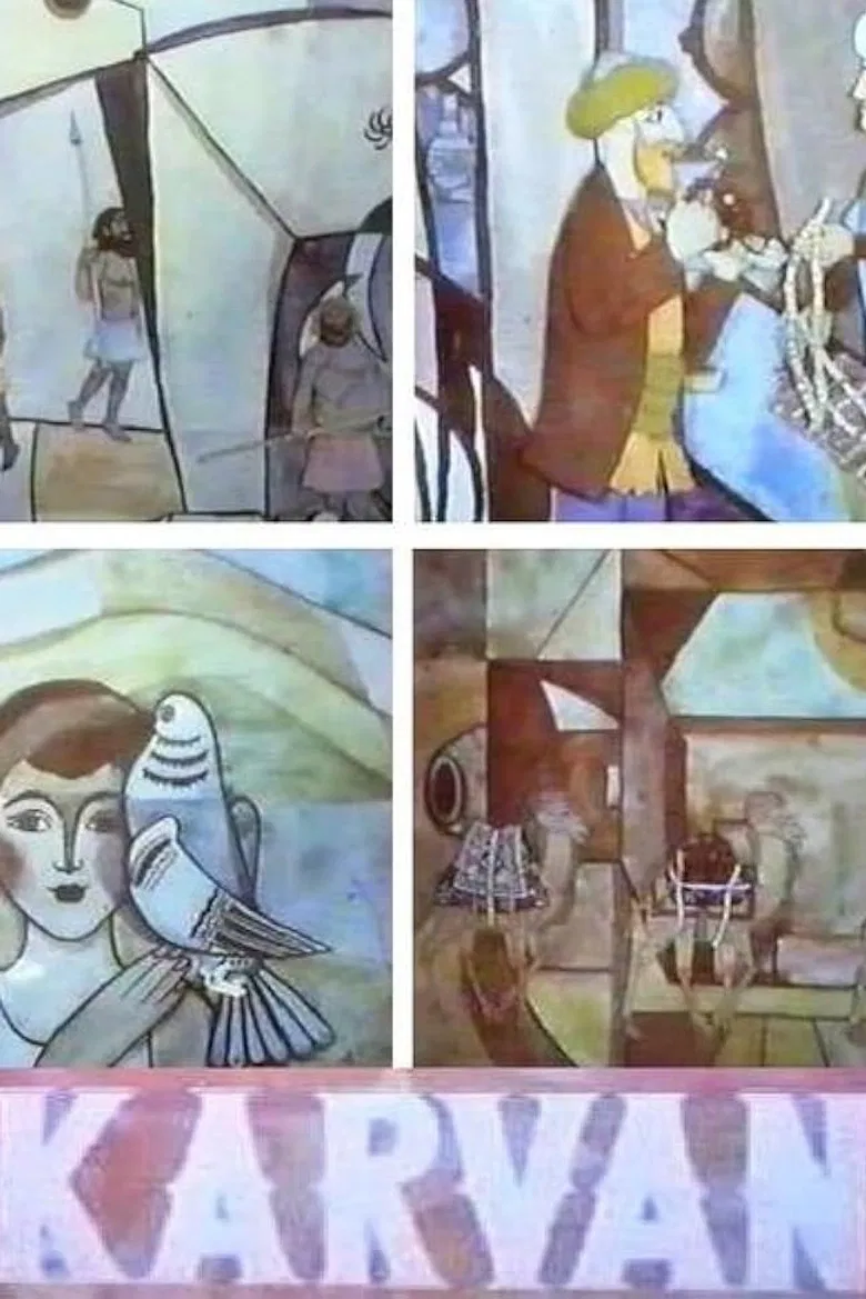 Caravan poster background