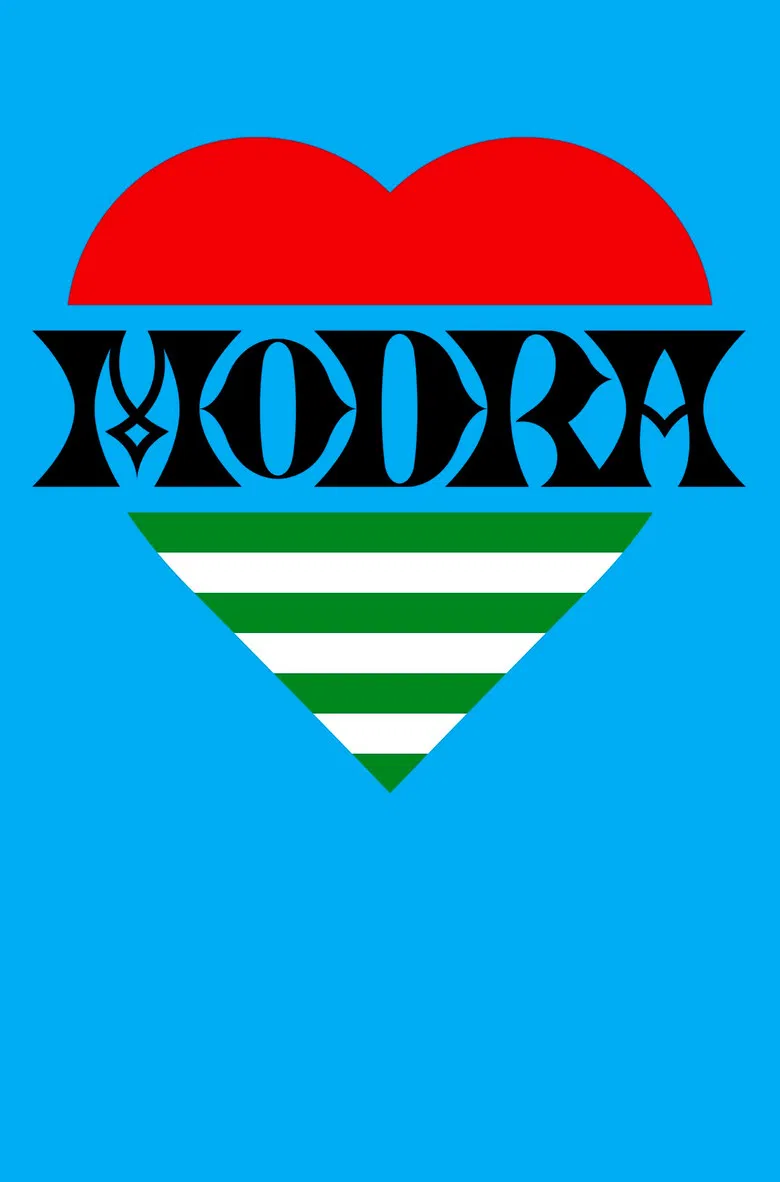 Modra poster background