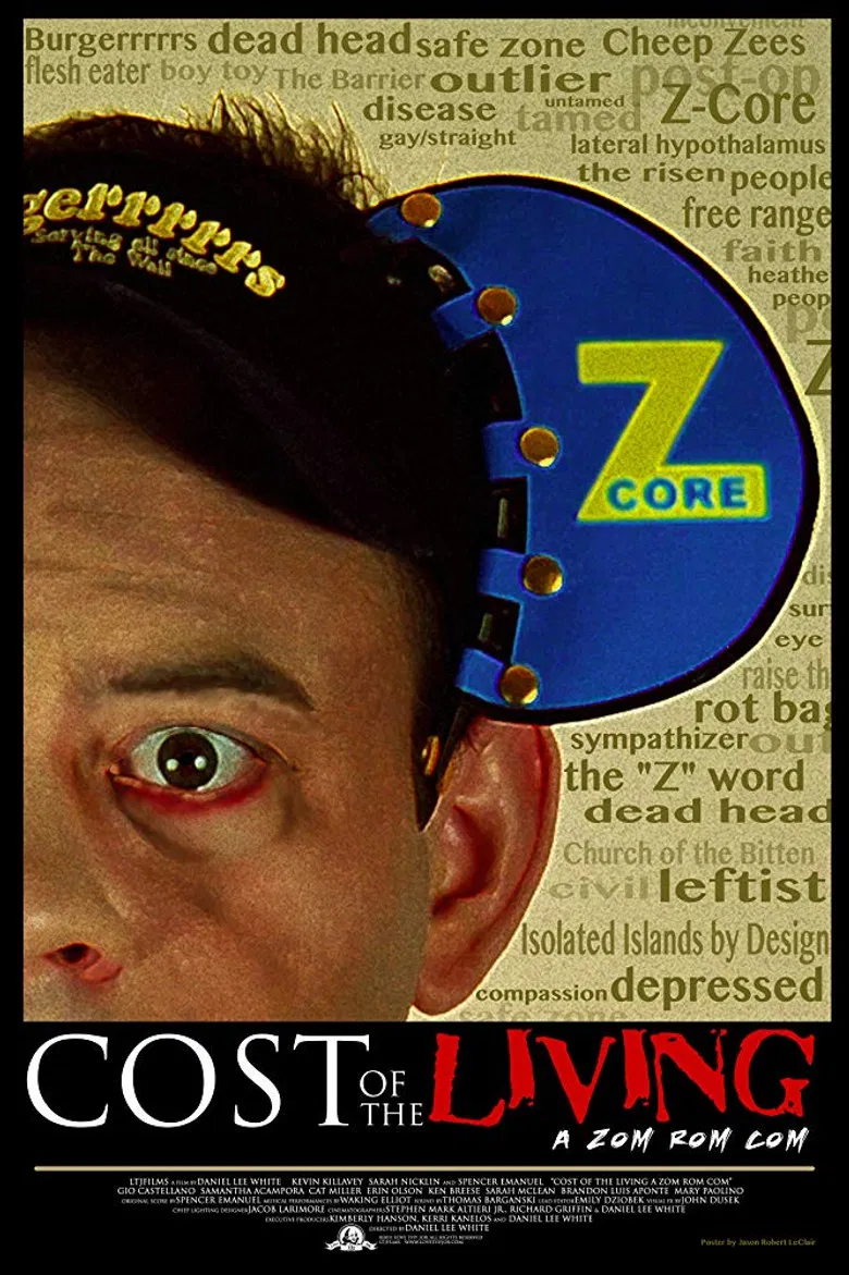 Cost of the Living: A Zom Rom Com poster background