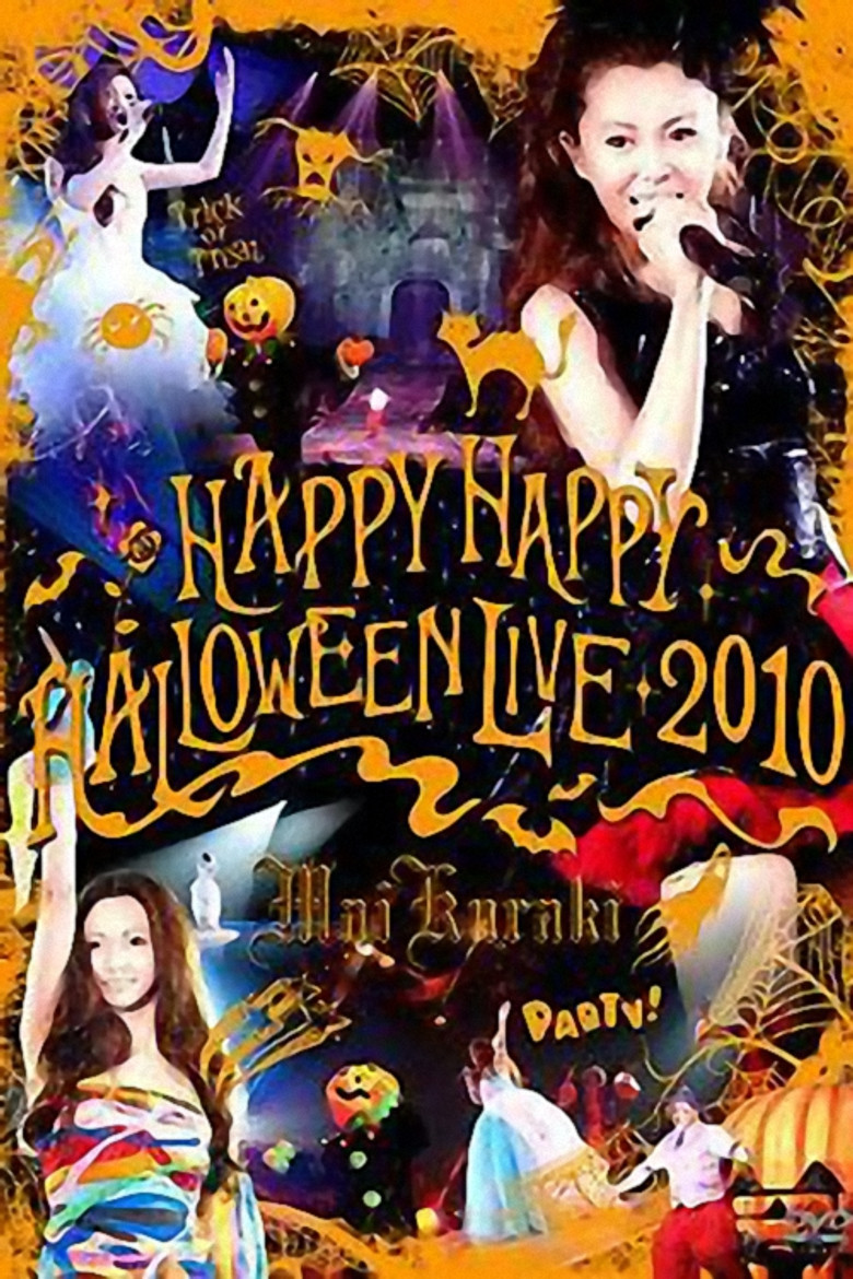 HAPPY HAPPY HALLOWEEN LIVE 2010 poster background