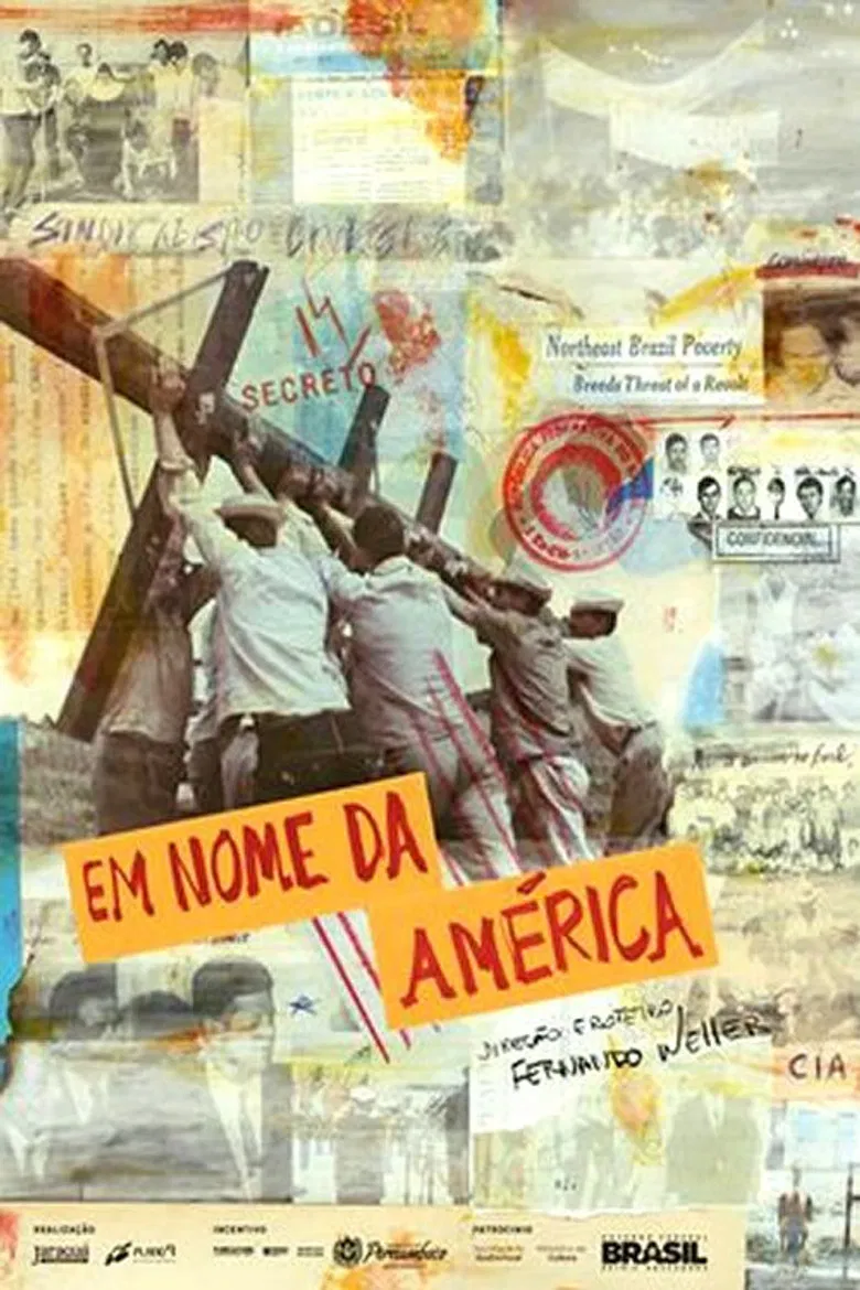 Em nome da América poster background