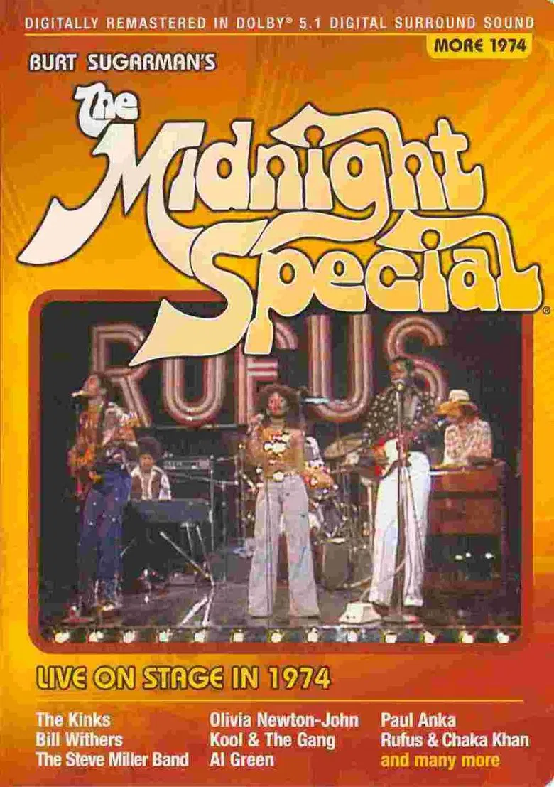 The Midnight Special Legendary Performances: More 1974 poster background