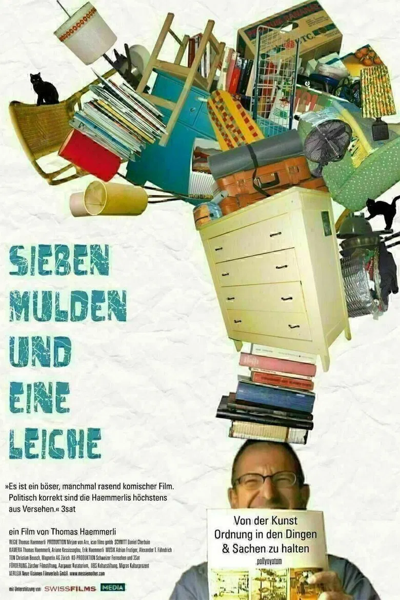 Sieben Mulden und eine Leiche poster background