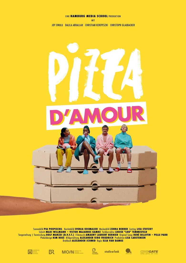Pizza d'Amour poster background