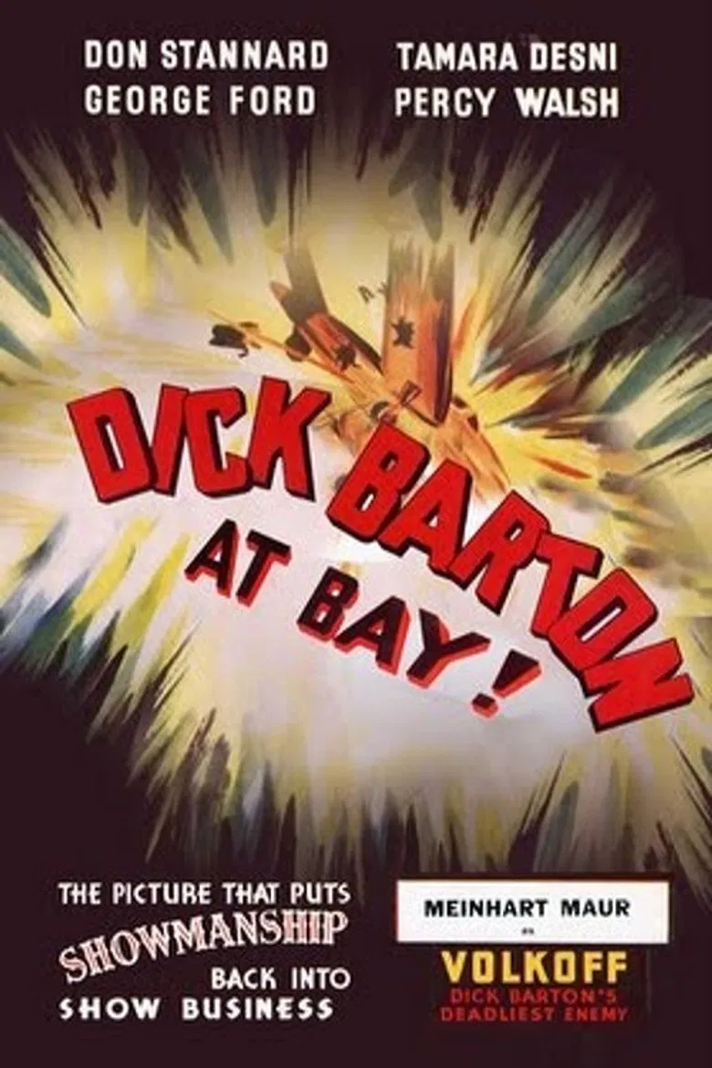Dick Barton at Bay poster background