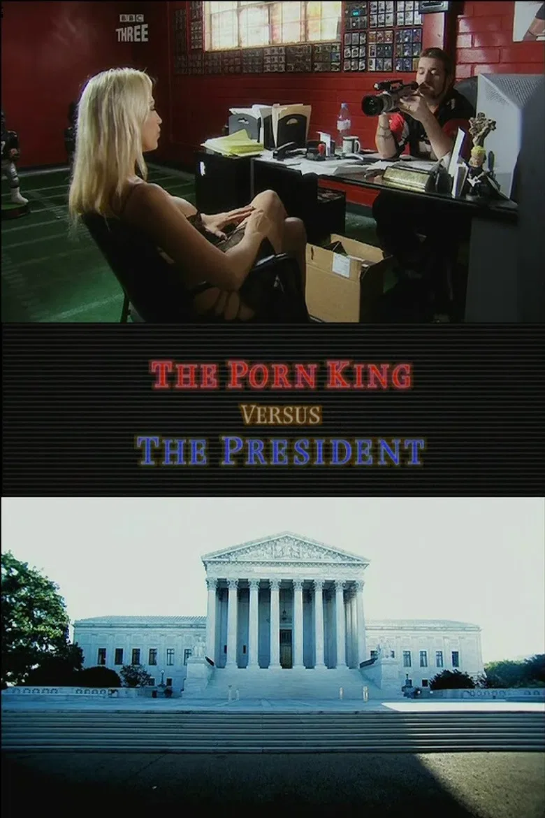The Porn King Versus the President poster background