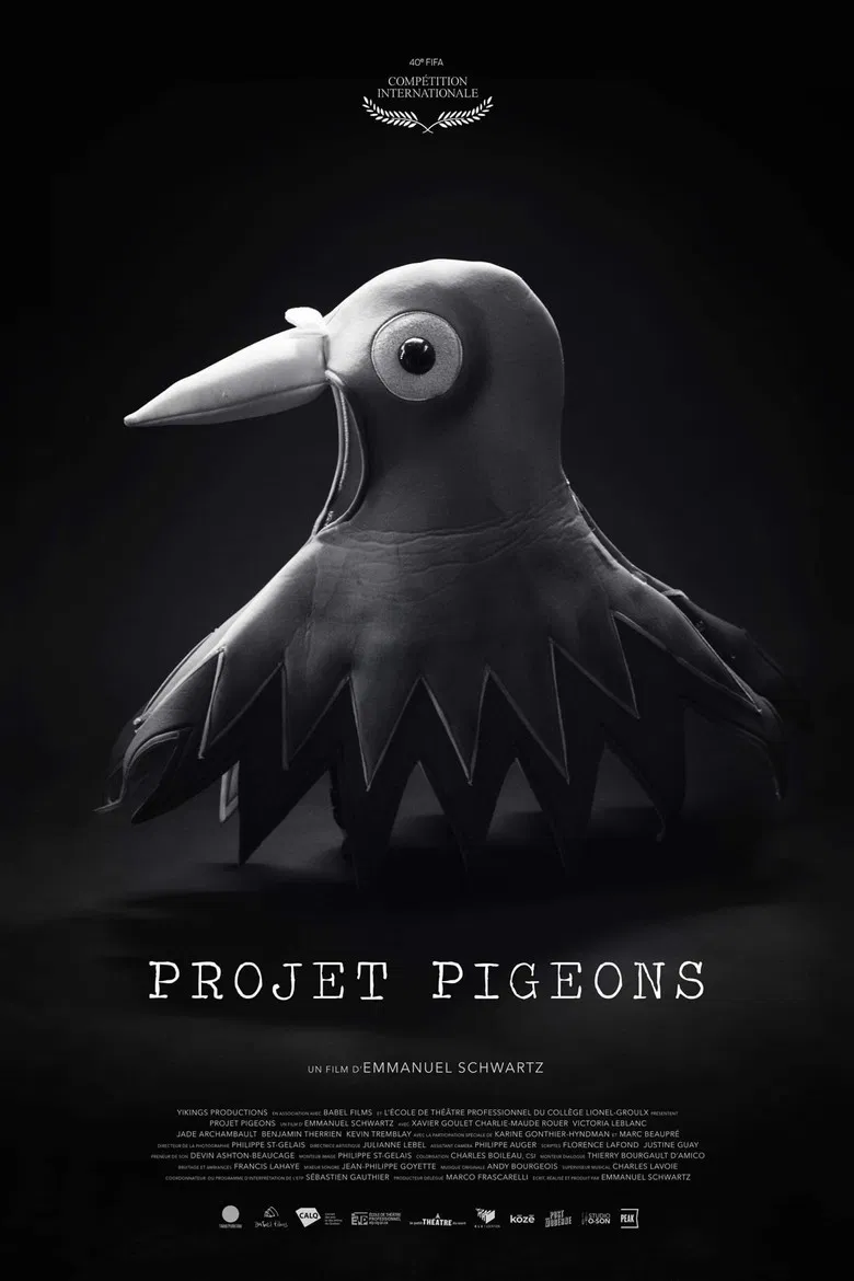 Projet Pigeons poster background