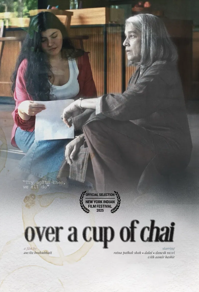 Over A Cup of Chai poster background