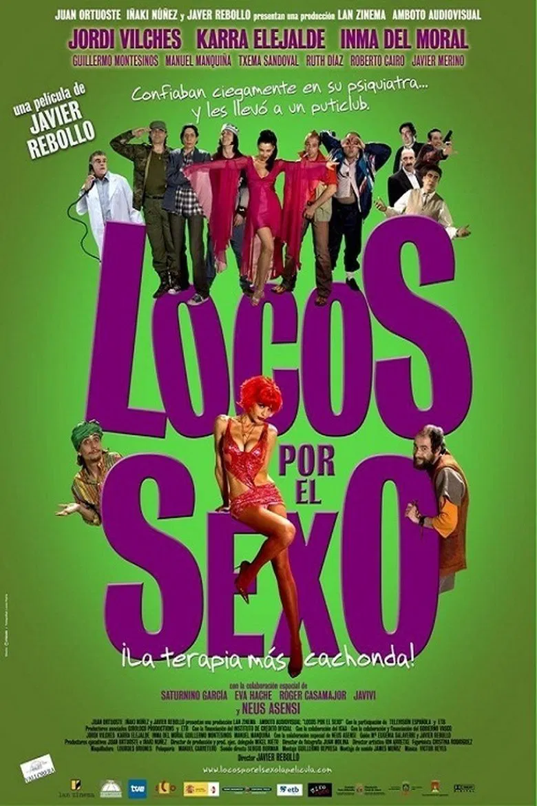 Locos por el sexo poster background