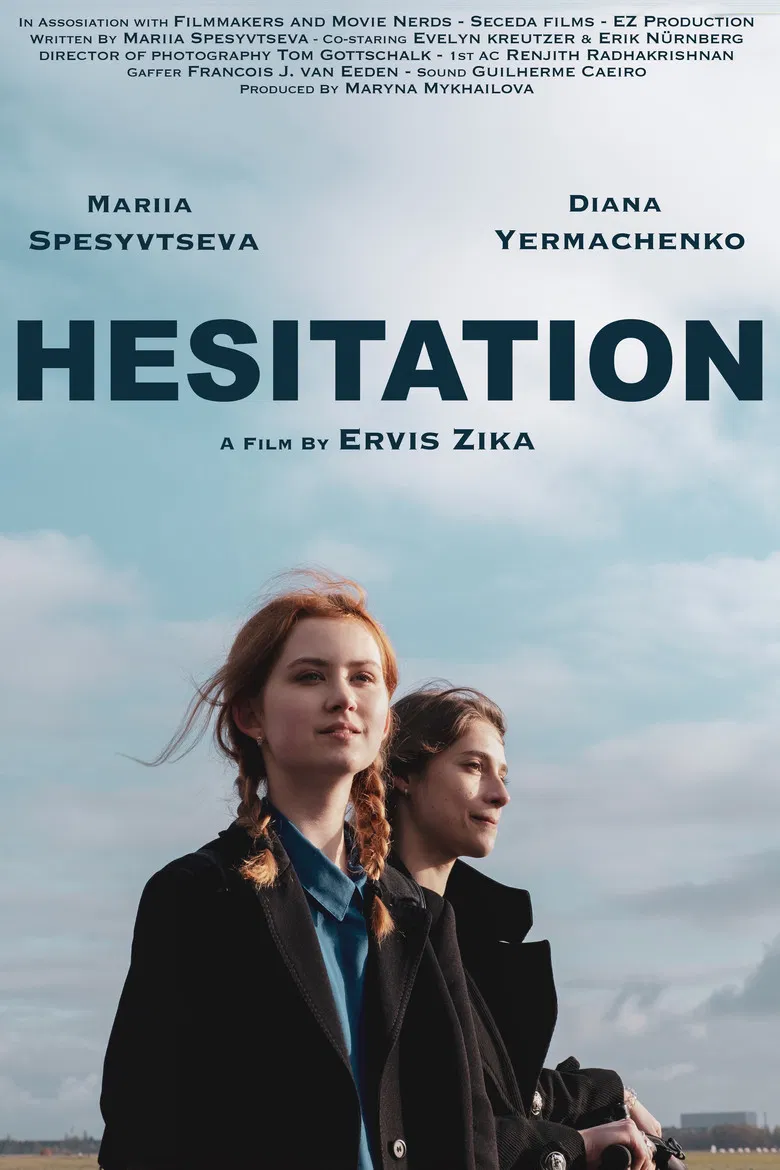 HESITATION poster background