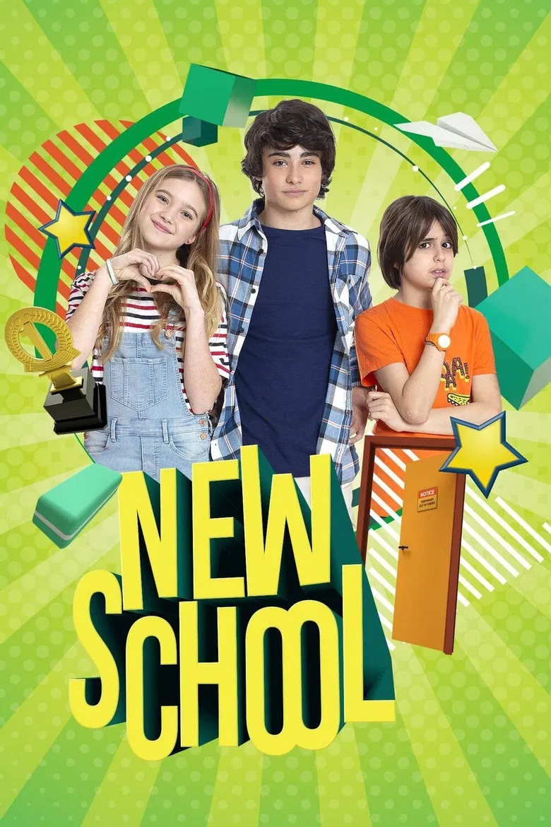 New School poster background