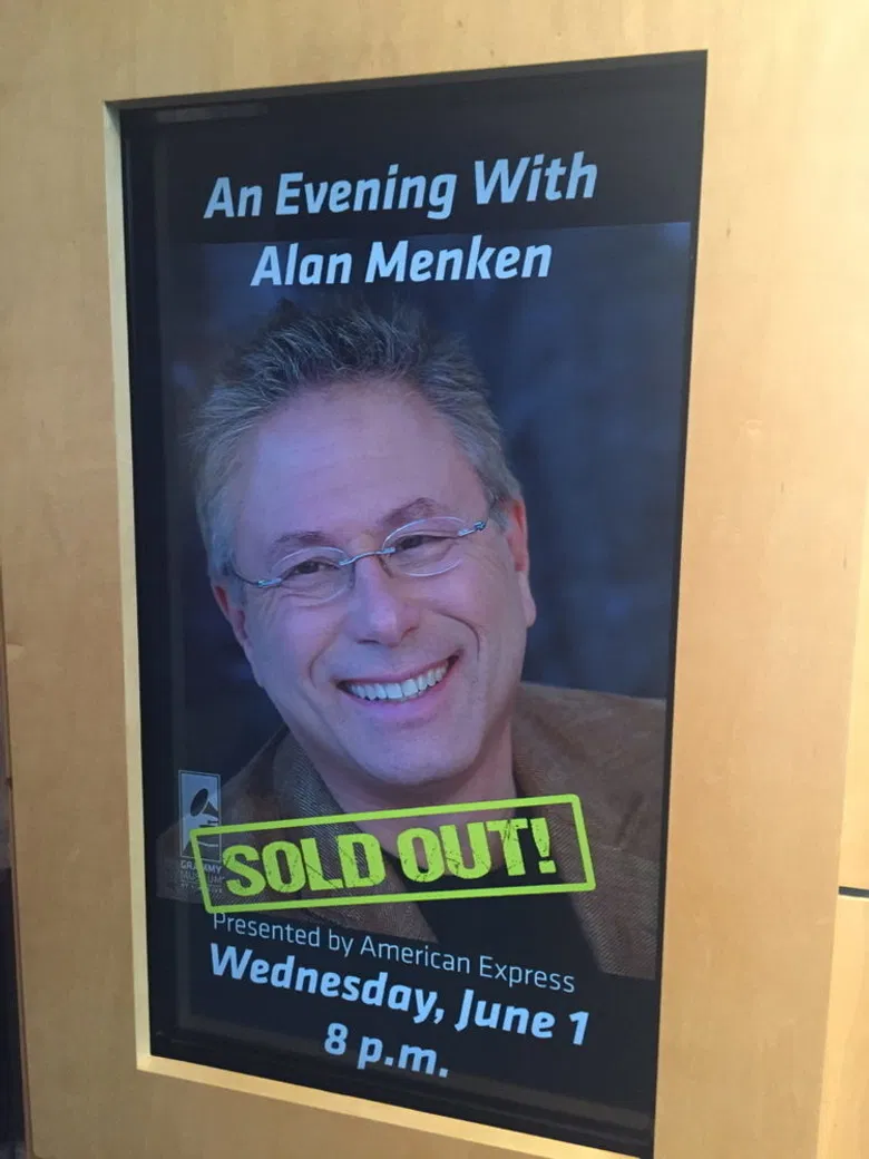 An Evening with Alan Menken poster background