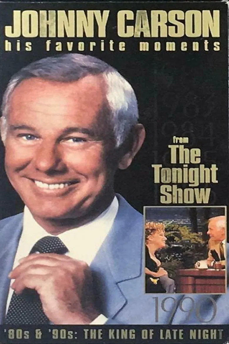 Johnny Carson - His Favorite Moments from 'The Tonight Show' - '80s & '90s: The King of Late Night poster background