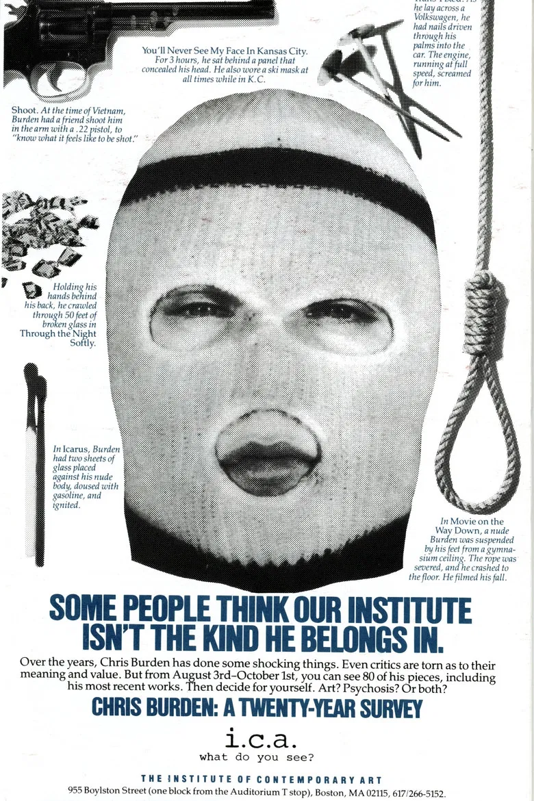 A Twenty-Year Survey, Newport Harbor Art Museum poster background