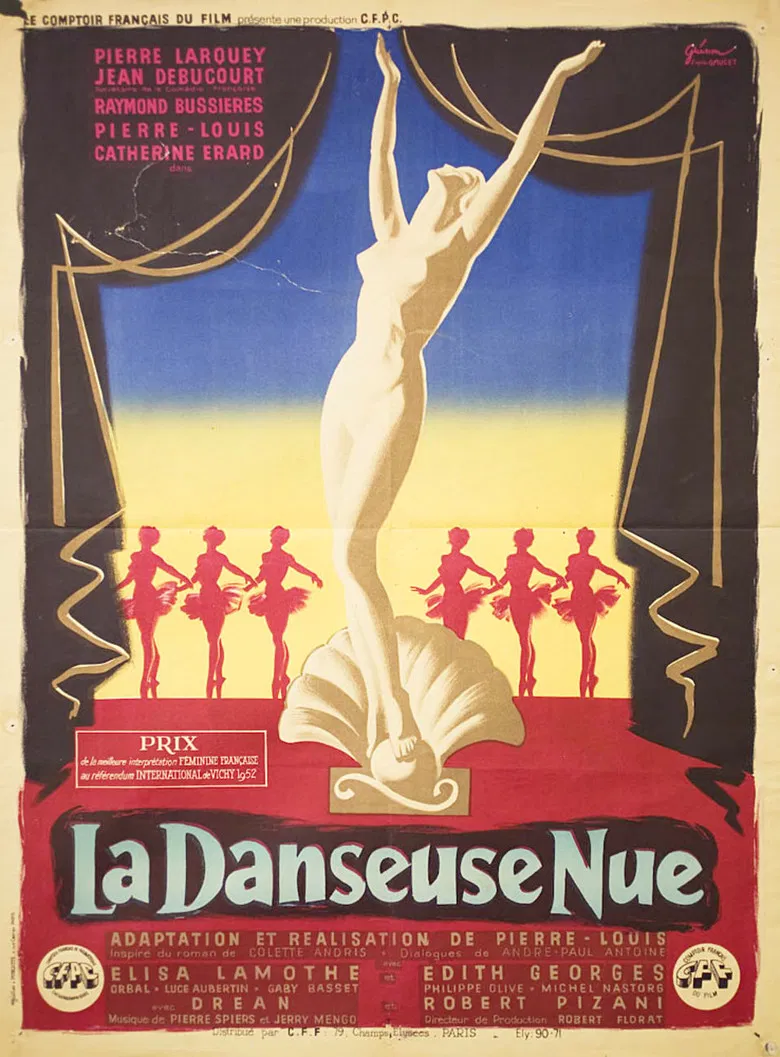 La danseuse nue poster background