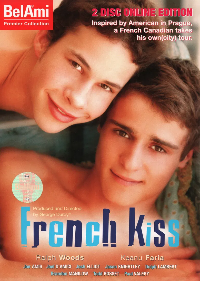 French Kiss poster background